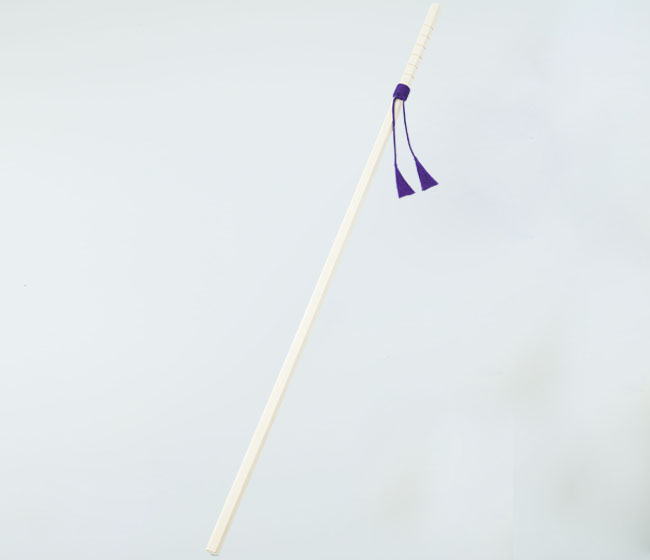 高級八角杖（紫房付木製）